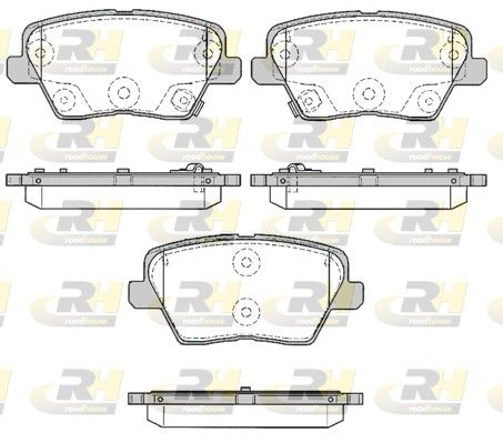 Гальмівні колодки дискові ROADHOUSE 2178402 - zapix