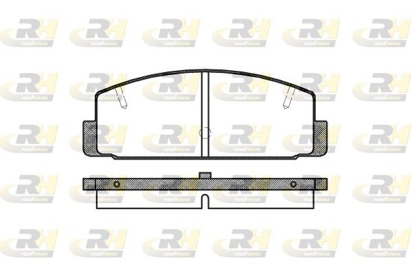 Гальмівні колодки дискові ROADHOUSE 217920 - zapix