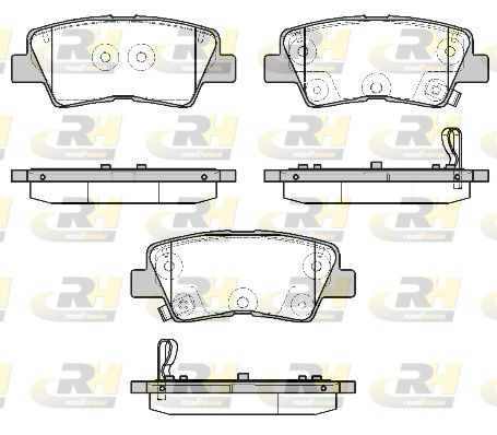 Гальмівні колодки дискові ROADHOUSE 2180712 - zapix
