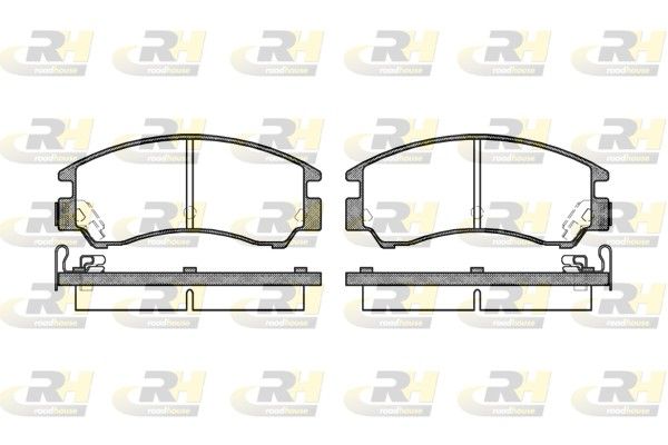 Гальмівні колодки дискові ROADHOUSE 219104 - zapix