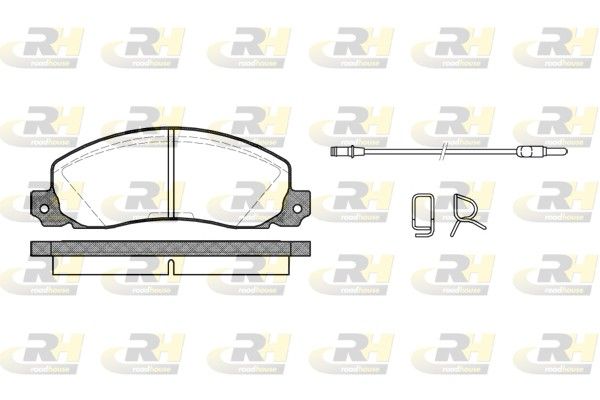 Гальмівні колодки дискові ROADHOUSE 220202 - zapix