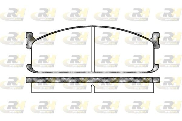 Гальмівні колодки дискові ROADHOUSE 220400 - zapix