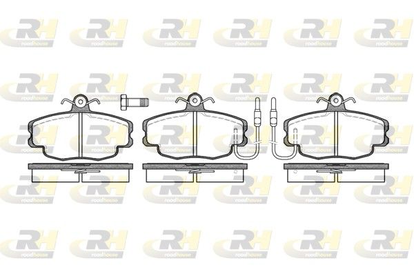 Гальмівні колодки дискові ROADHOUSE 214102 - zapix