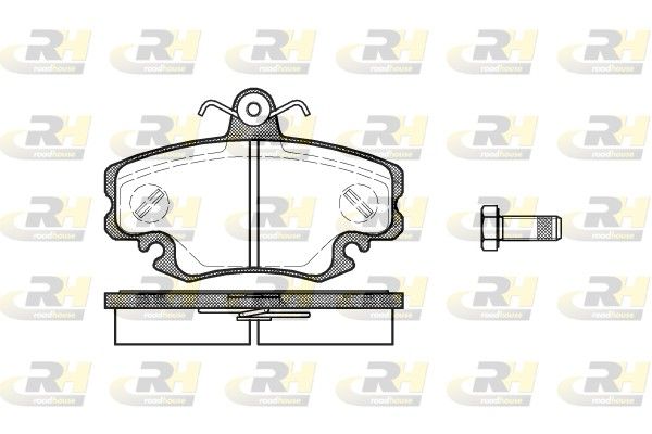 Гальмівні колодки дискові ROADHOUSE 214110 - zapix
