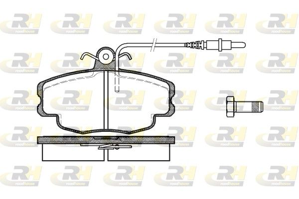 Гальмівні колодки дискові ROADHOUSE 214124 - zapix