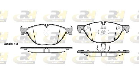 Гальмівні колодки дискові ROADHOUSE 2141400 - zapix