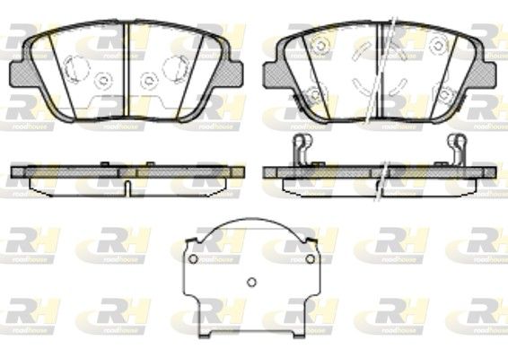 Гальмівні колодки дискові ROADHOUSE 2142302 - zapix