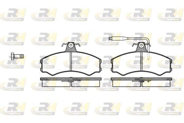 Гальмівні колодки дискові ROADHOUSE 214302 - zapix