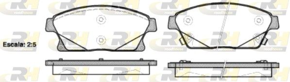Гальмівні колодки дискові ROADHOUSE 2143102 - zapix