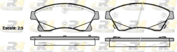 Гальмівні колодки дискові ROADHOUSE 2143112 - zapix