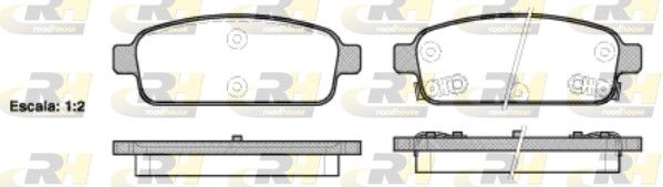 Гальмівні колодки дискові ROADHOUSE 2143202 - zapix