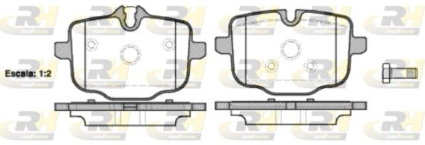 Гальмівні колодки дискові ROADHOUSE 2143300 - zapix