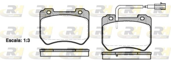 Гальмівні колодки дискові ROADHOUSE 2144401 - zapix