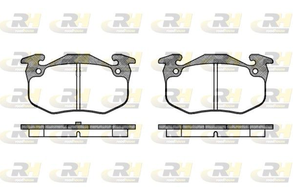 Гальмівні колодки дискові ROADHOUSE 214450 - zapix