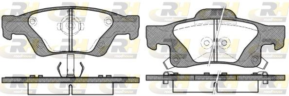 Гальмівні колодки дискові ROADHOUSE 2144602 - zapix