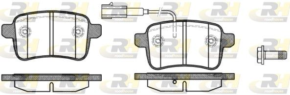 Гальмівні колодки дискові ROADHOUSE 2145002 - zapix