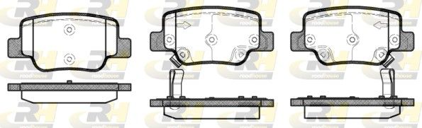 Гальмівні колодки дискові ROADHOUSE 2145202 - zapix