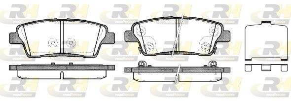 Гальмівні колодки дискові ROADHOUSE 2145802 - zapix