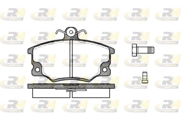 Гальмівні колодки дискові ROADHOUSE 214614 - zapix