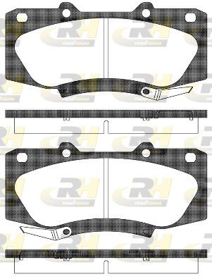 Гальмівні колодки дискові ROADHOUSE 2146804 - zapix