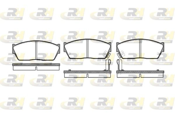 Гальмівні колодки дискові ROADHOUSE 214702 - zapix