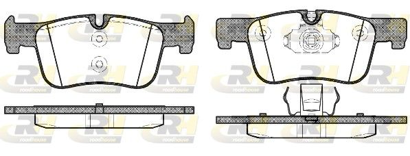 Гальмівні колодки дискові ROADHOUSE 2147800 - zapix
