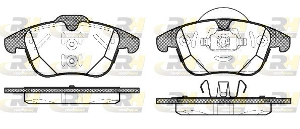 Гальмівні колодки дискові ROADHOUSE 2148200 - zapix