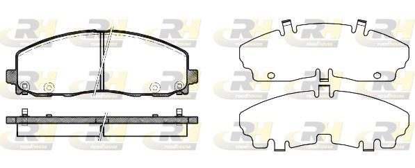 Гальмівні колодки дискові ROADHOUSE 2148404 - zapix