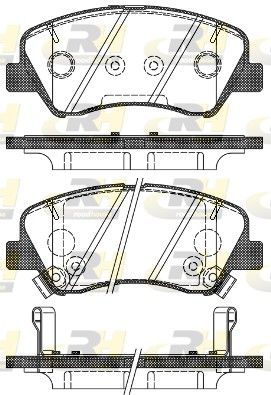 Гальмівні колодки дискові ROADHOUSE 2148802 - zapix