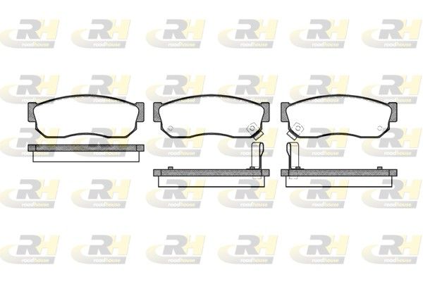 Гальмівні колодки дискові ROADHOUSE 214902 - zapix