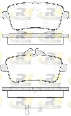 Гальмівні колодки дискові ROADHOUSE 2150300 - zapix