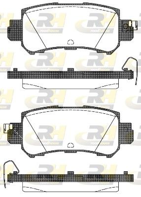 Гальмівні колодки дискові ROADHOUSE 2150700 - zapix