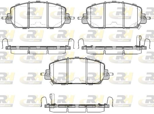Гальмівні колодки дискові ROADHOUSE 2150822 - zapix