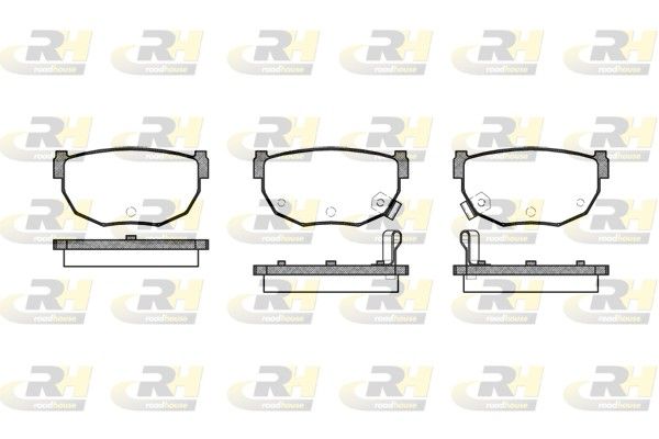 Гальмівні колодки дискові ROADHOUSE 215112 - zapix