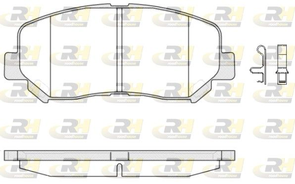 Гальмівні колодки дискові ROADHOUSE 2151302 - zapix