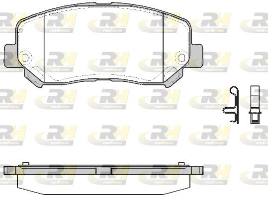 Гальмівні колодки дискові ROADHOUSE 2151322 - zapix