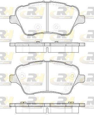 Гальмівні колодки дискові ROADHOUSE 2151400 - zapix