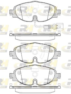 Гальмівні колодки дискові ROADHOUSE 2151501 - zapix