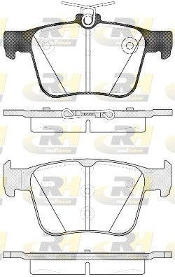 Гальмівні колодки дискові ROADHOUSE 2151610 - zapix