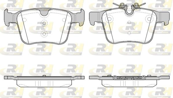 Гальмівні колодки дискові ROADHOUSE 2151640 - zapix