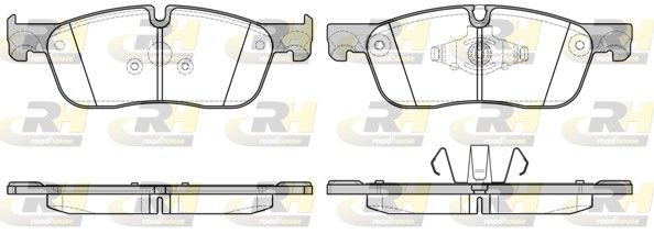 Гальмівні колодки дискові ROADHOUSE 2163300 - zapix
