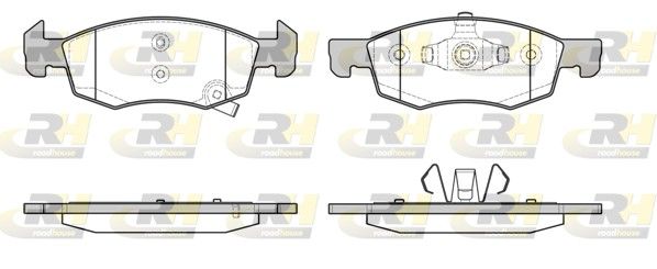 Гальмівні колодки дискові ROADHOUSE 2163402 - zapix