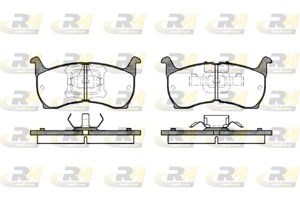 Гальмівні колодки дискові ROADHOUSE 216400 - zapix
