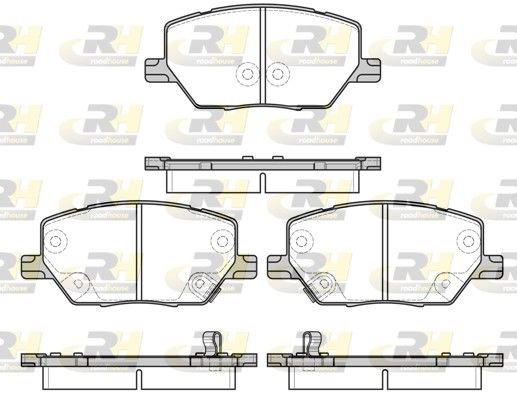 Гальмівні колодки дискові ROADHOUSE 2164002 - zapix