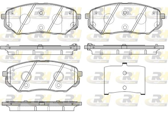 Гальмівні колодки дискові ROADHOUSE 2166102 - zapix