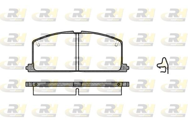 Гальмівні колодки дискові ROADHOUSE 216704 - zapix