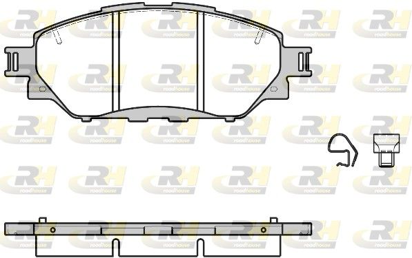 Гальмівні колодки дискові ROADHOUSE 2167104 - zapix