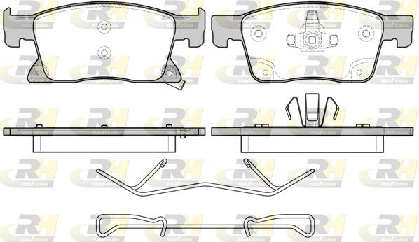 Гальмівні колодки дискові ROADHOUSE 2167902 - zapix