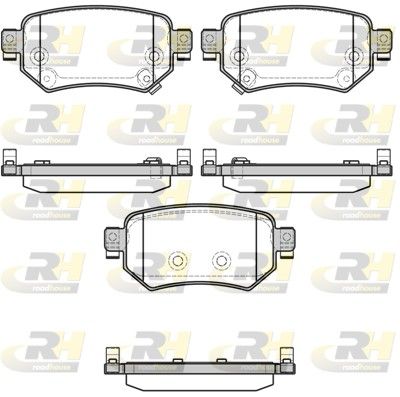 Гальмівні колодки дискові ROADHOUSE 2168202 - zapix