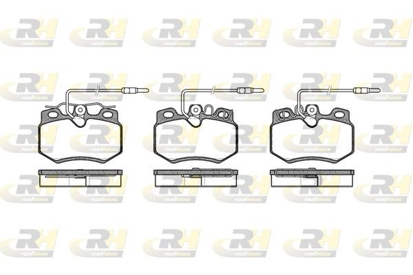 Гальмівні колодки дискові ROADHOUSE 217024 - zapix
